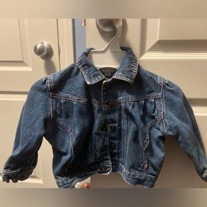 Bonjour 90’s Vintage Girls Jean Jacket. Size Kids 2T